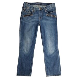 Rock & Republic Kendall Crop Blue Jean SZ 8